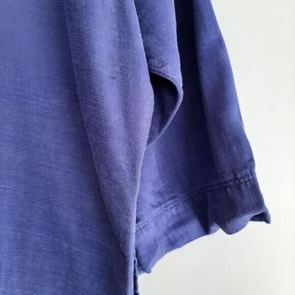 WILFRED | Aritzia Delphine Relaxed Fit Shift Dress w/ Pockets Blue Sz XS Flawed - Picture 11 of 14